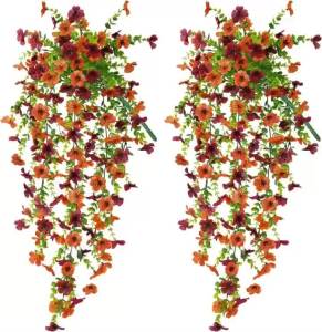 Artificial Flower Plant Rattan Morning Glory Outdoor Wedding Bride Arch Home Room Table Yard Decor Mothers Day Diy Gift Garden
