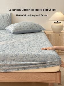 NAIYOUCHENG | Luxurious Cotton Jacquard Bed Protector Set
