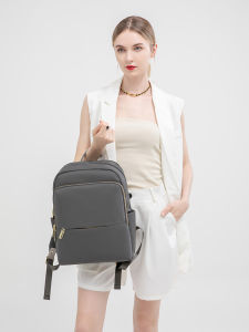 Travel Backpack for Laptop Women Commuter Backpacks Large Capacity Carry On Notebook Backbag Female Business Bags 2025 New Gray Color Packbags