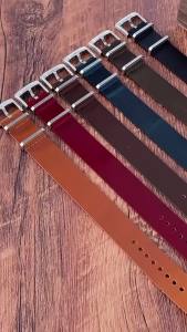 Genuine Leather Watchband 20mm 22mm Universal Top layer oil wax leather Strap for Omega for Seiko Watch Band for Huawei bracelet