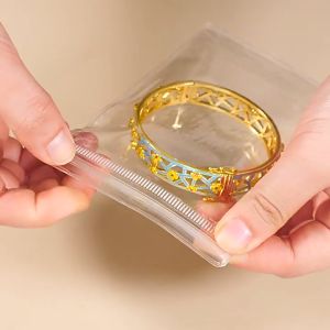 [KIMK] 10pcs Jewelry Organizer Plastik Tebal Ziplock Packaging Bag Pearl Necklace Bracelet Doorgift Earring Beg 首饰收納袋旅行