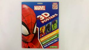 Marvel Superheroes Pop Heads 3D Posters Activity Book For Kids to Have Fun With Craft & Activities