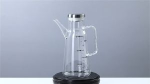 [HCM] - Bình Đựng Dầu Cao Cấp 750ml Có Tay Cầm Và Đế Cao Su Chống Vỡ - WorldMart