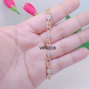 Gelang Tangan Rantai Wanita Dewasa Bracelet Tembaga Premium Lapis Emas 18k Anti karat