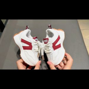 youNme Korean Babys Shoes For Girls Rubber Shoes Kids White Sneakers Fashion Casual Shoes 3 Year Old