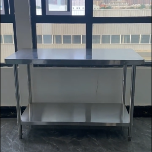 Stainless steel workbench kitchen storage rack operation table cutting board dedicated rack household chopping board