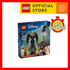 LEGO Disney Classic 43262 Maleficents and Cruella De Vils Dresses (524 Pieces) Building Blocks Kids Toy