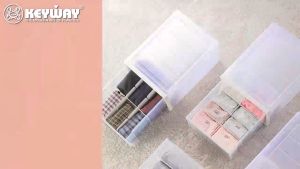 LUCKY HOME กล่องลิ้นชักเดี่ยวตั้งโต๊ะ CK-31/CK-32 26 x 33 x 13.5cm