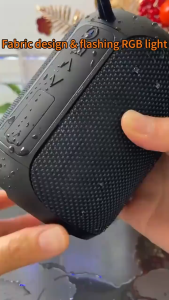 VIVSA S1PRO Portable Bluetooth 5.2 Speaker Outdoor Waterproof Wireless TWS Mini Column Box Speaker