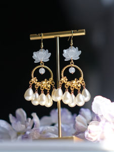 Original Design Pearl Tassel Earrings for Women No Piercing Required Elegant Vintage Chinese Style Fashion Jewelry Accessories