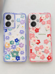 Opporeno14 Silicone Phone Case Full Edge Protection Anti-fall Transparent Cute Cartoon Style Womens Model A18 Mens Model A79