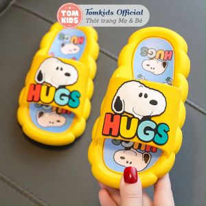 Dép Bánh Mì Cho Bé Trai Bé Gái Hình Cún Hugs Siêu Mềm Chống Trơn Trượt