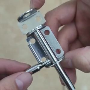 1/2pcs silver sliding bolt locks suitable for indoor and outdoor bathroom safety door locks home hardware accessories