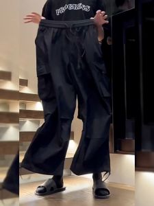 Newwestern Mens Jogger Pants Loose Cotton Casual Hip-hop