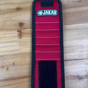 JAKAH Magnetic Wristband for Holding Screws Nails Drilling Bits Wrist Tool Holder Belts with Strong Magnets Cool Gadgets for Men