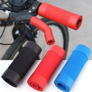 4Pcs/set Motorcycle Frosted Handlebar Cover Electric Bike Anti-slip Soft Sponge Foam Grip Cover Throttle Turning Handle Bicycle Handlebar Cover