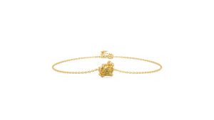ALUXE Citrine 10K Gold Gemstone Bracelet Winnie the Pooh Disney Winnie the Pooh Series BRDW002