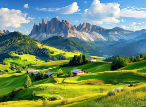 500/1000/1200/2000PCS Jigsaw Puzzle Mountain Landscape Style Art For Adults Great Weekend Relaxation And Family Fun Gift
