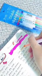 Stabilo Aimilo 2 Warna 1 Set Warna Pastel Highlighter 2 Sisi isi 6