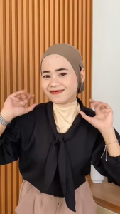 Inner Tudung Anti-Deafness Hijab Ciput with Ear Holes and Premium Jersey Inner