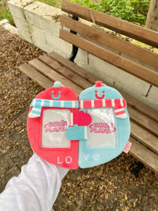 Young Adult Play Heart Original Heart Hug Stuffed Card Holder Couple CP Combination Polaroid Star Chasing Mini Truck Card Holder Pendant