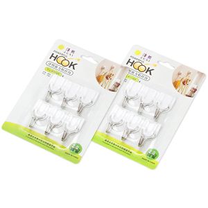 Móc treo đồ dán tường siêu bám dính bền bỉ kiểu dáng trong suốt tiện dụng Y