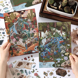 Infeelme Sticker Dán Mô Hình Mạo Hiểm Thủ Công Giải Trí Mở Kinh Doanh Ngày Này Mô Hình Mở Khóa 15 Sticker Dán Mô Hình