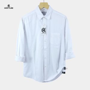 Kemeja Pria Lengan Panjang Kemeja Polos Pria Kemeja Slim fit OKSTYLEE