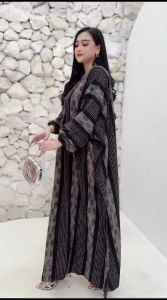 DIVASHION - Kaftan Wanita Jumbo Gamis Kaftan Jumbo Busui Rayon Premium Adem Nyaman Dan Trendy