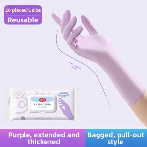 Maryya | Durable Waterproof Cleaning Nitrile Gloves 20 Pieces