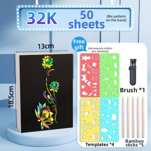 WOWEIAOKUANG | Creative Scratch Art Paper for Kids DIY