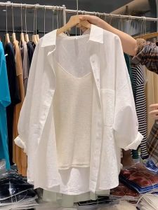 SHIMO | Summer Long Lightweight French Style Shirt