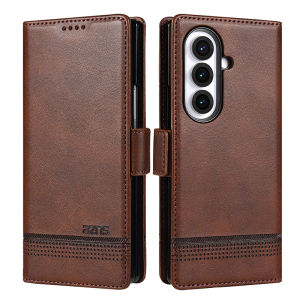 szhaiyu | Luxury Flip Leather Slot Card Holder Wallet Phone Case for Samsung Galaxy Z Fold 8 Ultra 7 6 5 4 5G Fold8 Fold7 Protective Cover