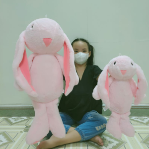Thỏ bông Jellycat Gấu bông Thỏ tai dài siêu mềm 100% gòn mịn an toàn dễ thương cho bé
