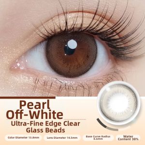 aisei | Half Yearly Disposable Pearl Off-White Contact Lens