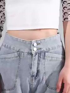 4PCS Waist Adjustment Uniform Clothing Extended Buckle And Waist Adjustment Buckle Pearl Broocated Fashion Decorative Accessorie