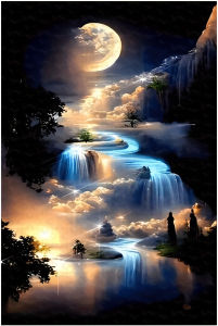 500/1000/1200/2000PCS Jigsaw Puzzle Waterfall Nature Landscape Art For Adults Great Weekend Relaxation And Family Fun