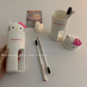 Portable Two-In-One Travel Toothbrush Cup Toothpaste Storage Simple Ins Style Home Use Student Bathroom Accessories Plastic