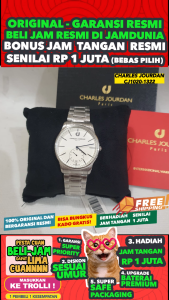 JAM TANGAN CHARLES JOURDAN ORIGINAL JAM CHARLES JOURDAN CJ1020-1322 Men LA - Stainless Steel - Silver - JAMDUNIA / JAM DUNIA JD18 # JAM TANGAN PRIA JAM PRIA JAM TANGAN ANTI AIR $ CHARLES JOURDAN PRIA ORIGINAL CJ1020 1322 CJ 1020 1322 CHARLES JORDAN