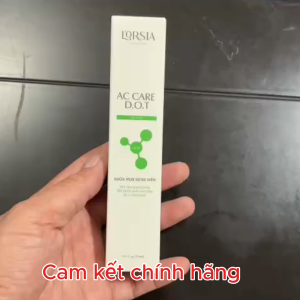 Gel chấm mụn gom còi kháng khuẩn kháng viêm ngừa thâm mụn AC CARE D.O.T Lorsia. Dung tích 15ML