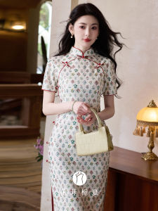 New Chinese Style Modified Girls Floral Dress