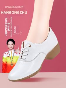 Soft Bottom Genuine Leather Dance Shoes