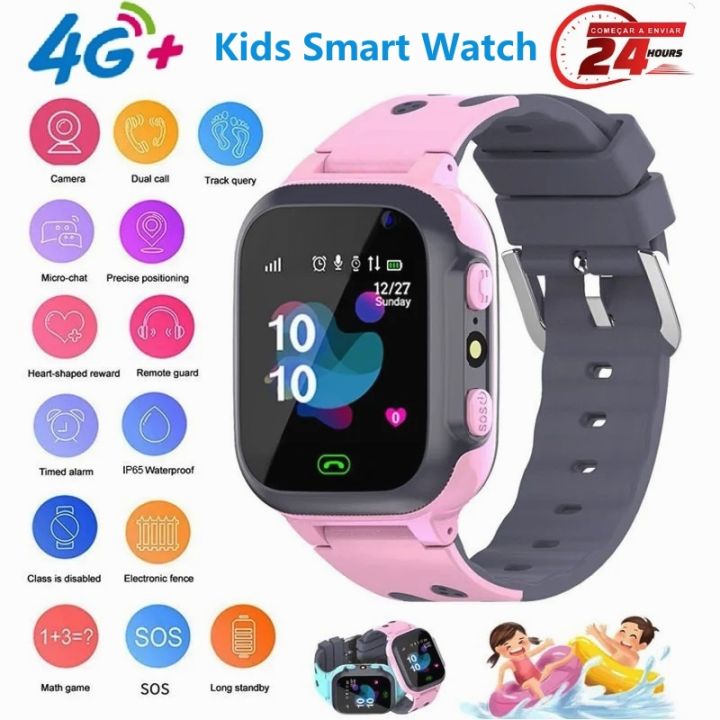 Kids Watches Call Kids Smart Watch Children GPS SOS Waterproof ...