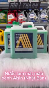 [ Hàng Chính Hãng AISIN ] Nước Làm Mát Động Cơ Màu Lá AISIN 4L - Nhập Khẩu Chính Hãng