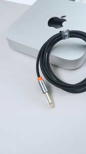 CABLETIME Kabel Aux TS 6.5mm Mono Audio Jack for Audio Equipment