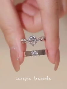 Lareyna Aravenda Cincin Pasangan / Couple Rings Korea Style Simple Elegant CC001