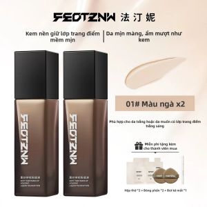 Feotznw | Kem Nền Dài Lâu Không Dầu Cho Da Khô và Dầu Che Khuyết Điểm