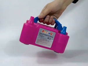 Electric Balloon Inflator Pump 600W Dual Nozzle Portable Air Blower Fast Inflation Machine for Party & Event Decorations