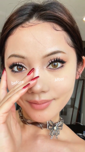 【Natural Look】Magister Contact Lens Graded(0.00~-8.00) Queen/Icy Gray/Ochre/Graphite/Ambler Contact Lenses 1Pair=2Pcs Makeup Lens+Free Case