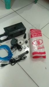 fullset box filter akuarium ukuran-S kecil aksesoris aquascape tinggal pasang
